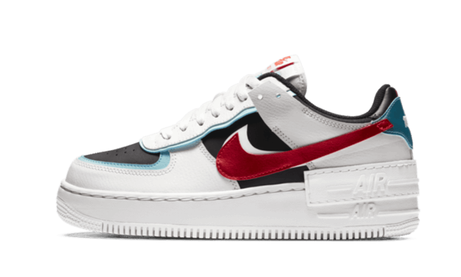 Nike Air Force 1 Low Shadow Bleget Aqua Chile Red (w) Restock