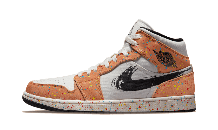 Genopfyldning Af Air Jordan 1 Mid Penselstrøg