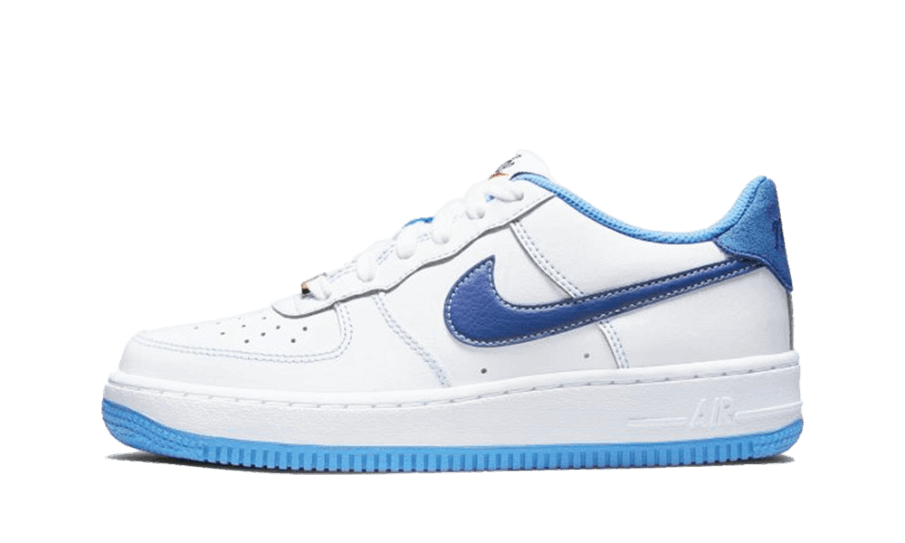 Nike Air Force 1 Lav S50 University Blue (gs) Lagerbeholdning