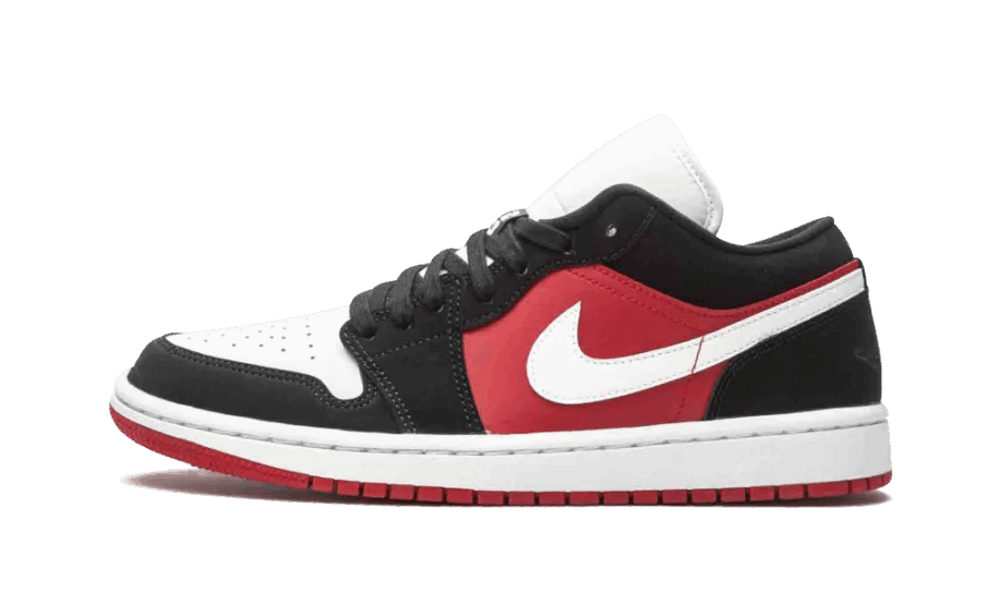 Air Jordan 1 Lav Sort Hvid Gym Rød (w) Restock