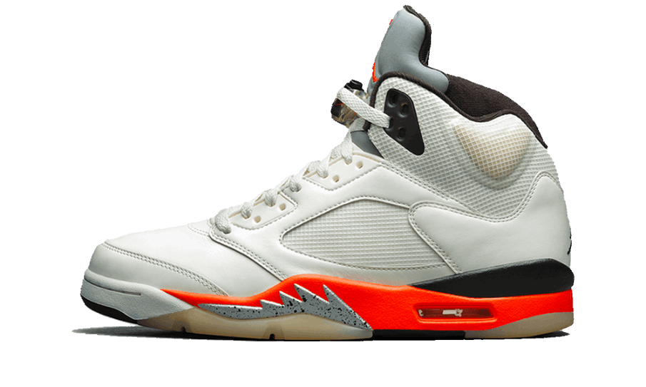 Air Jordan 5 Total Orange Knust Bagplade Genopbygning
