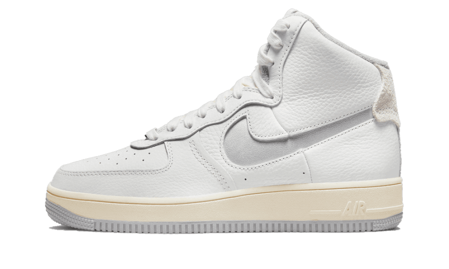 Nike Air Force 1 Høj Skulptur Hvid Sølv (w) Restock