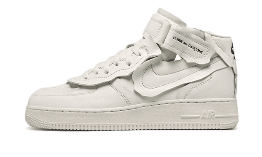 Genopfyld Nike Air Force 1 Mid Comme Des Garcons Hvid