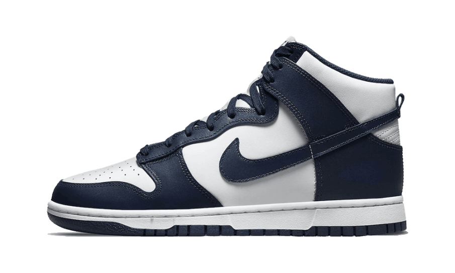 Genopfyld Nike Dunk High Midnight Navy