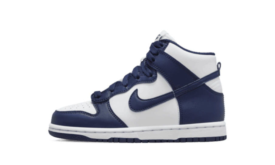 Nike Dunk High Championship Navy (ps) Genopbygning
