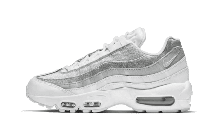 Genopfyld Nike Air Max 95 Hvid Metallisk Sølv (w)