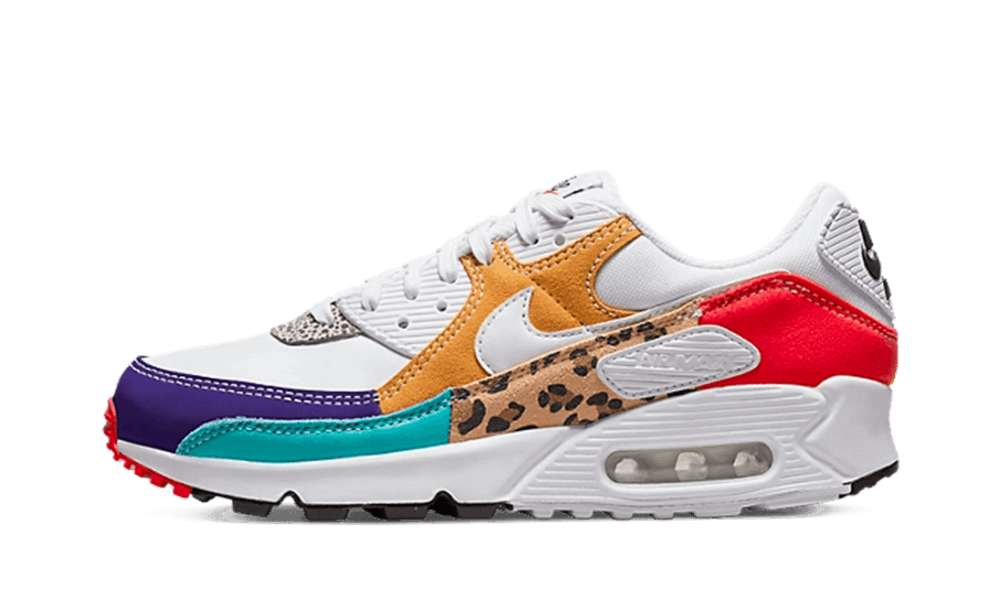 Genopfyld Nike Air Max 90 Se Animal White (w)