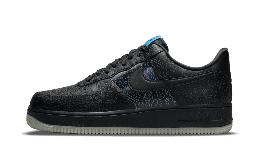 Nike Air Force 1 Lav Computer Chip Plads Jam Restock