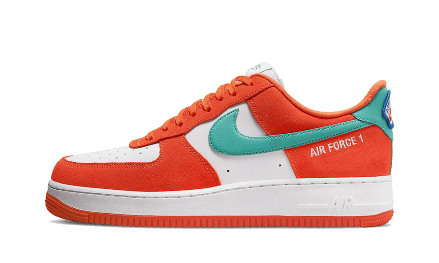 Genopfyld Nike Air Force 1 Lav Atletisk Klub Hvid Orange