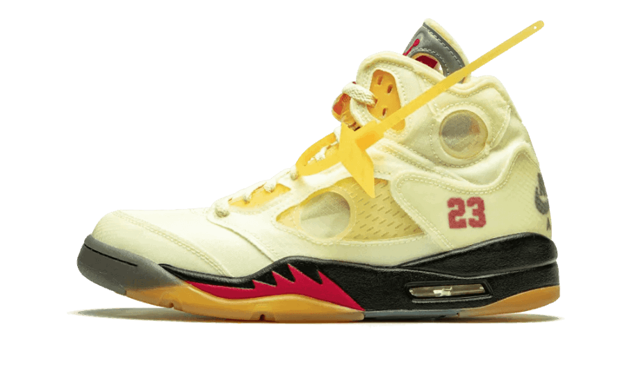 Genopfyld Air Jordan 5 Retro Off-white Sejl