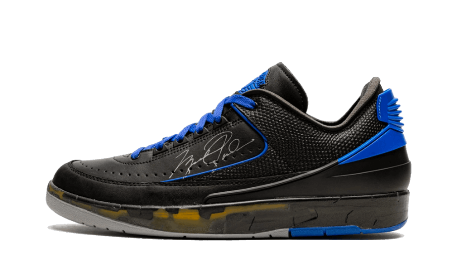 Air Jordan 2 Retro Lav Sp Off-white Sort Blå Restock