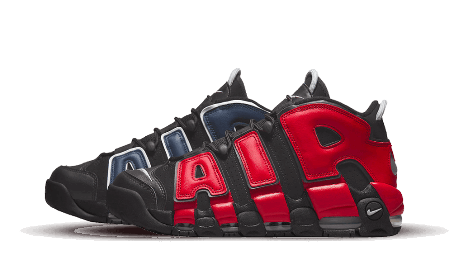 Nike Air Mere Uptempo Muligheder Sort Varsity Rød Restock