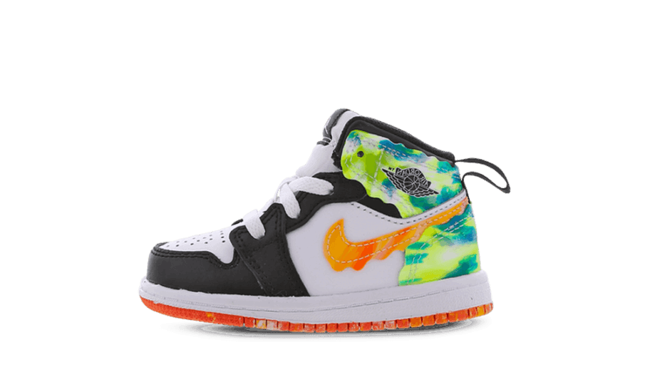 Genopfyld Air Jordan 1 Mid Slim Vortex Sort (td)