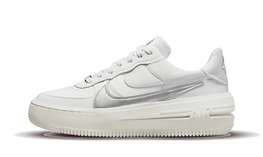 Nike Air Force 1 Lav Plt.af.orm Topmøde Hvid Metallisk Sølv (w) Restock