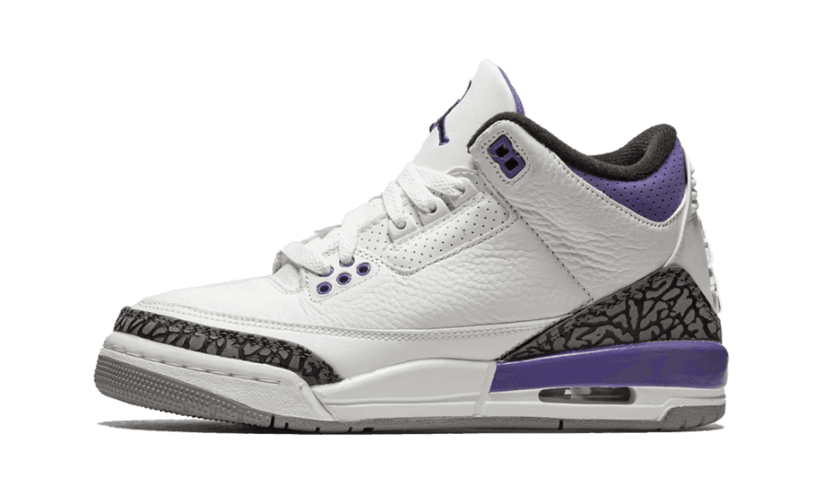 Air Jordan 3 Retro Mørk Iris (gs) Genopfyld