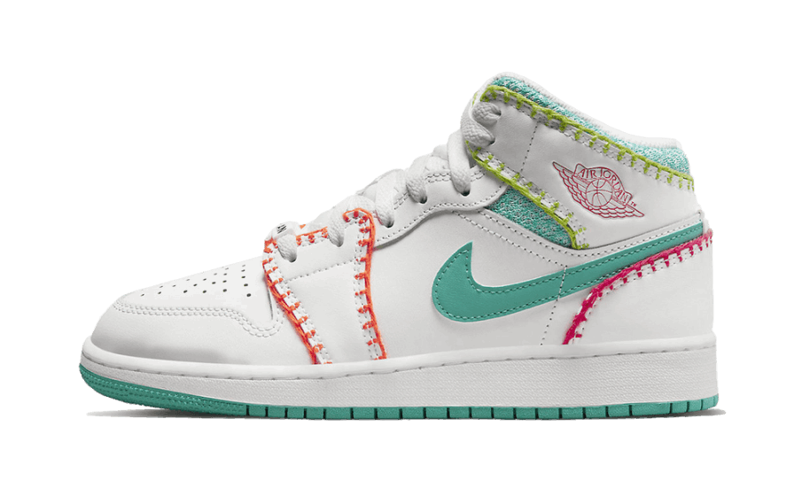 Genopfyld Air Jordan 1 Mid Multi Strik (gs)