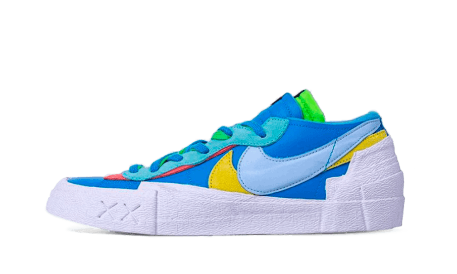 Restock Nike Blazer Lav Sacai Kaws Blå Gul