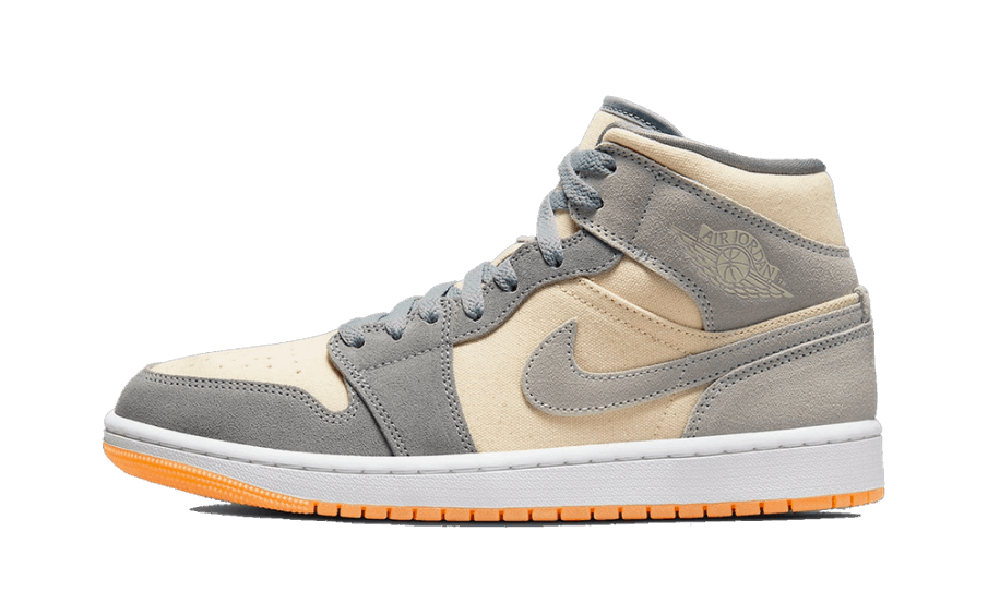 Air Jordan 1 Mid Se Kokosmælk Partikel Grå Restock