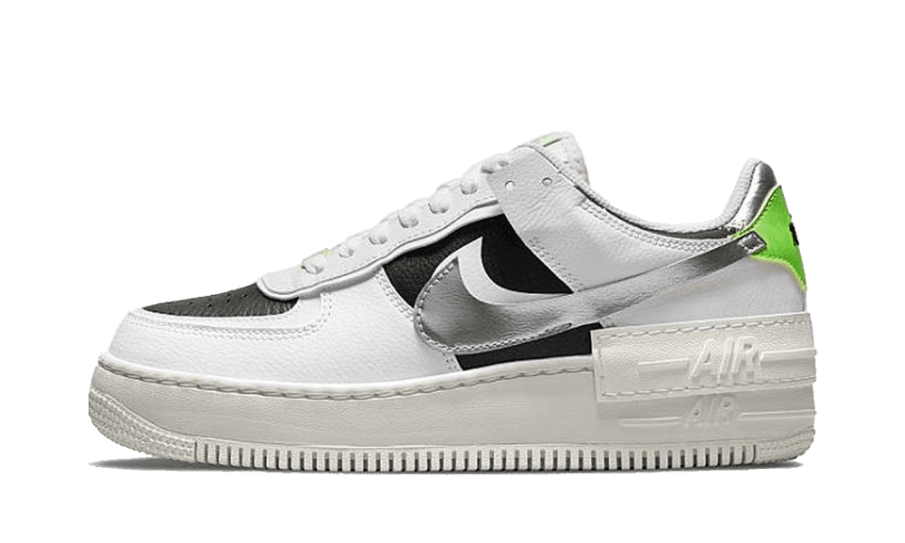 Genopfyld Nike Air Force 1 Lav Skygge Hvid Grøn Strejke