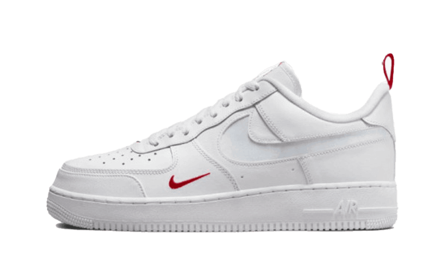 Nike Air Force 1 Lav Rød Mini Swoosh Genopfyldning