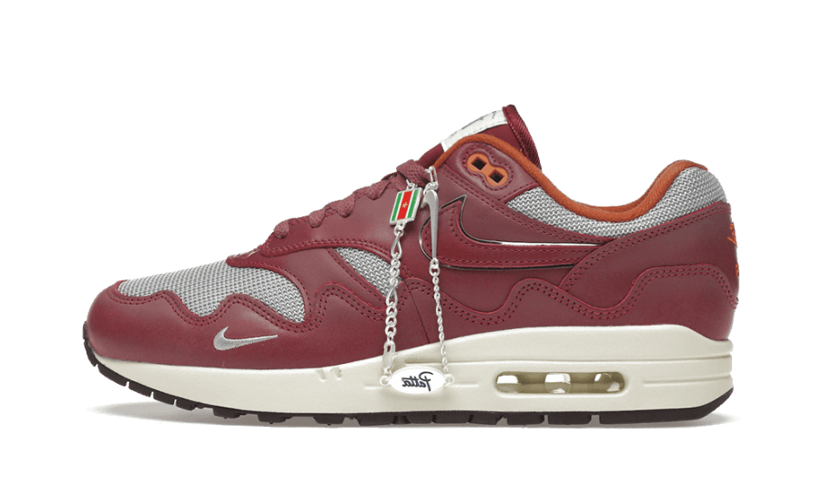 Genopfyld Nike Air Max 1 Patta Waves Rush Maroon (med Armbånd)