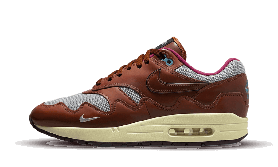 Genopfyld Nike Air Max 1 Patta Waves Mørk Rødbrun (uden Armbånd)