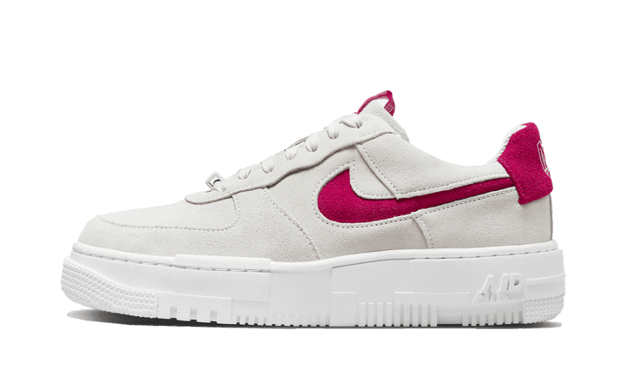 Nike Air Force 1 Lav Pixel Rød Swoosh Restock