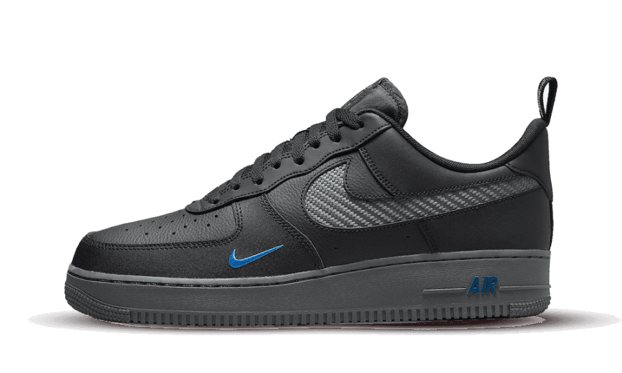 Genopfyld Nike Air Force 1 Lav Sort Royal Kulfiber