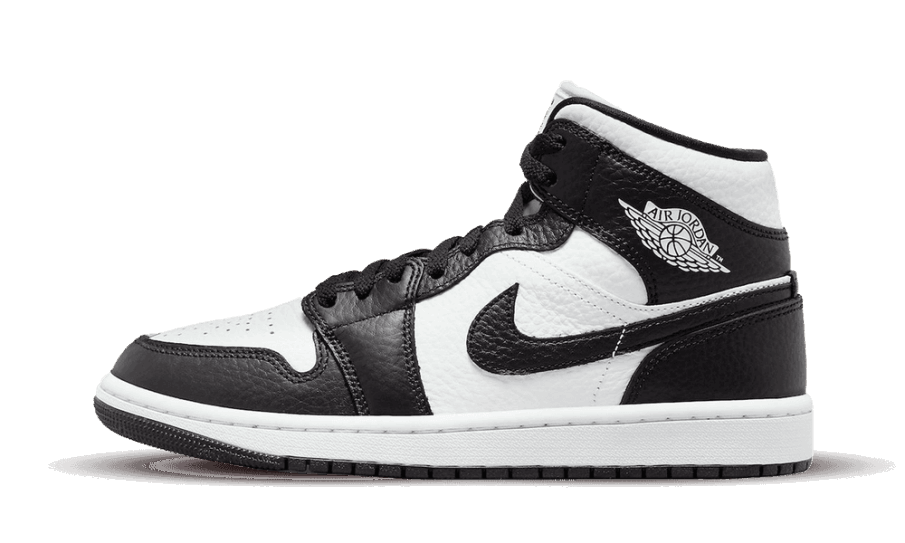 Restock Air Jordan 1 Mid Invert Sort Hvid (w)