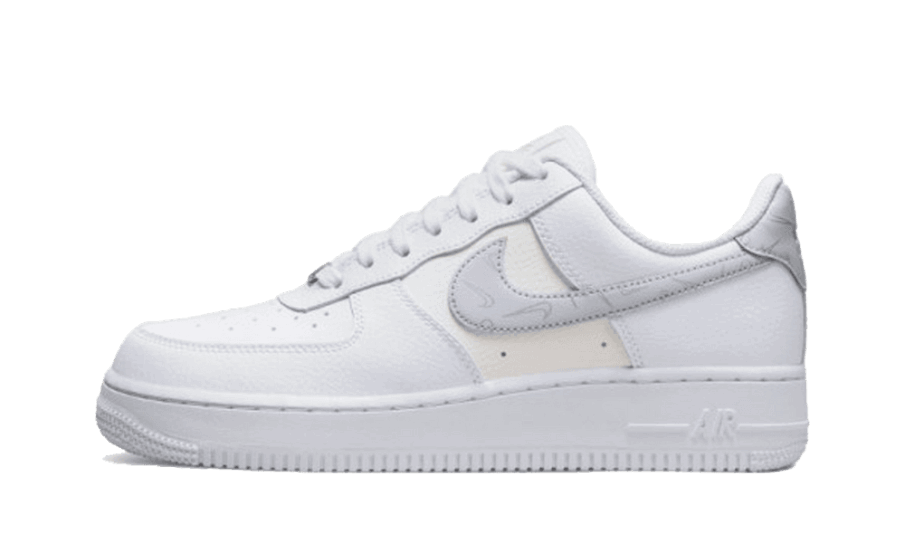 Genopfyld Nike Air Force 1 Lav Hvid Mini Swoosh