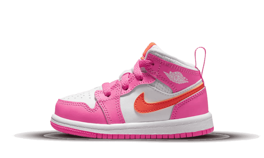 Genopfyld Air Jordan 1 Mid Pinksicle Sikkerhedsorange (td)