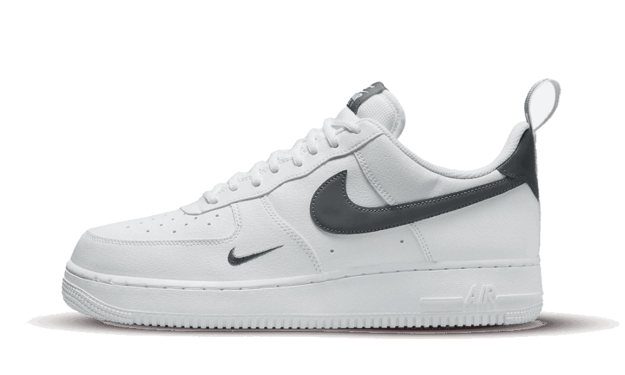 Nike Air Force 1 Lav Hvid Grå Restock