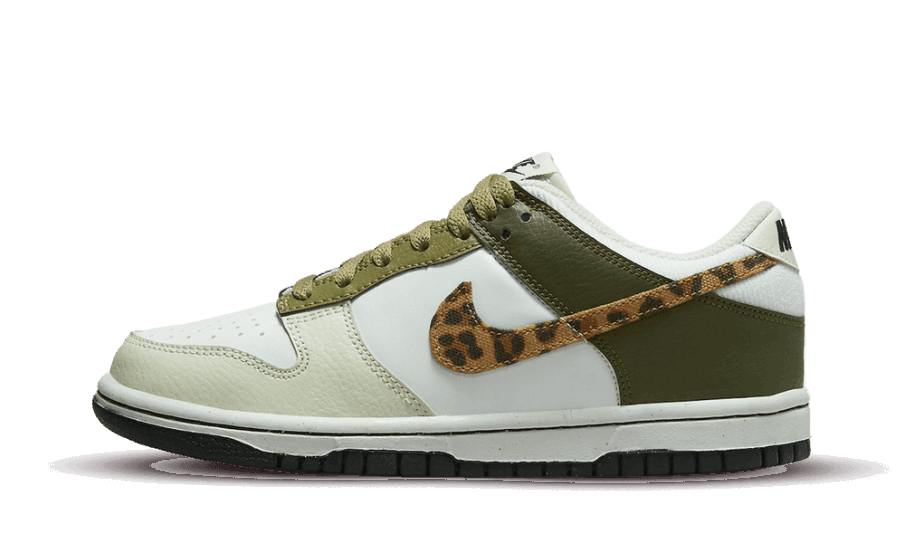 Nike Dunk Lav Oliven Leopard (gs) Genopbygge