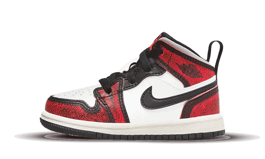 Genopfyld Air Jordan 1 Mid Sort Hvid Sejl Infrarød 23 (td)
