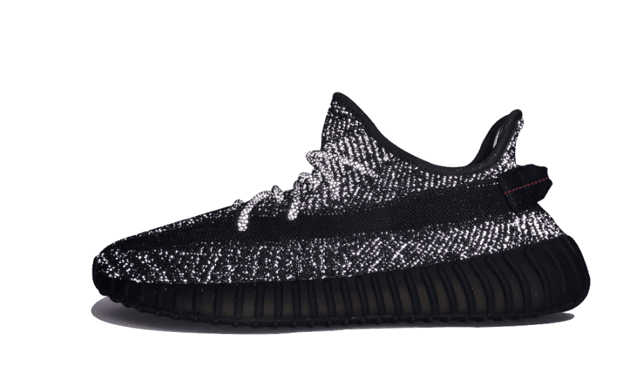Genopfyld Yeezy Boost 350 V2 Sort (reflekterende)