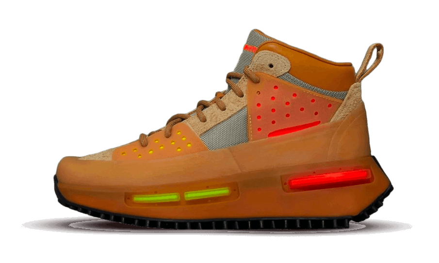 Genopfyld Pharrell X Adidas Hu Nmd S1 Ryat Tan Volt Orange