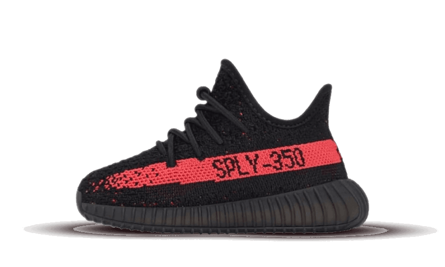 Yeezy Boost 350 V2 Core Sort Rød (spædbørn) Restock