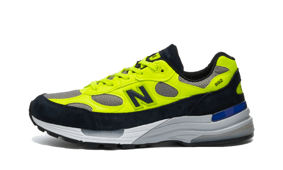 New Balance 992 Neon Gul Sort Genopfyldning