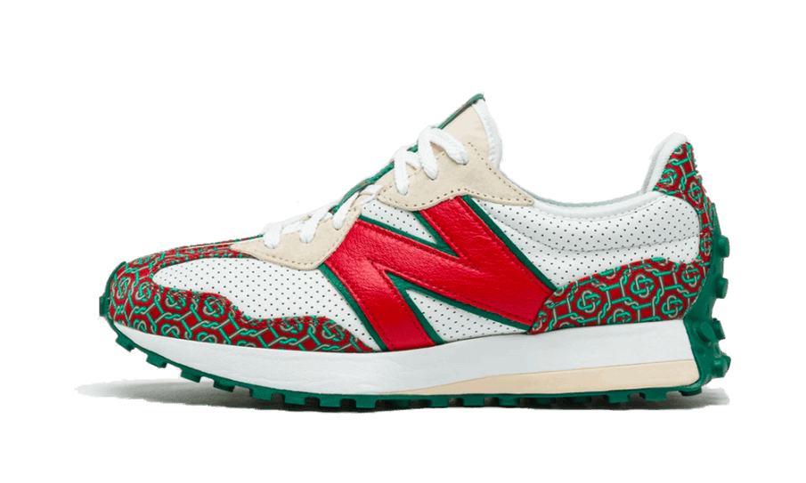 Genopfyld Ny Balance 327 Casablanca Rødt Monogram